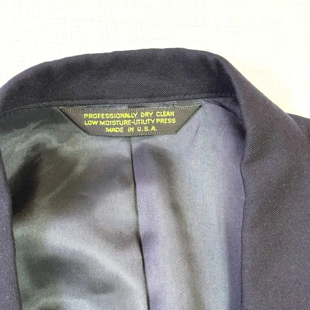 Sturbridge Classics Men's Wool Blazer USA Made‎ Navy Sport Coat 46R